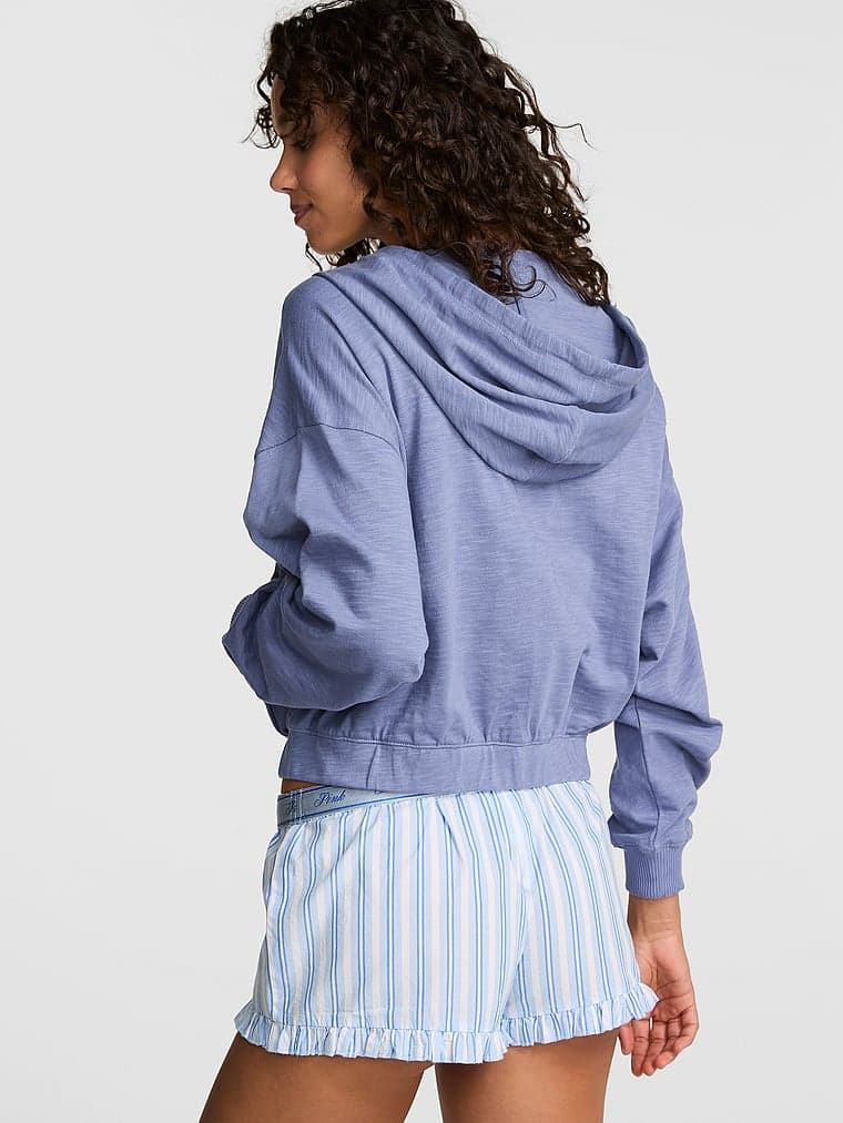 Женские худи PINK Lightweight Lounge Full-Zip — фото 2
