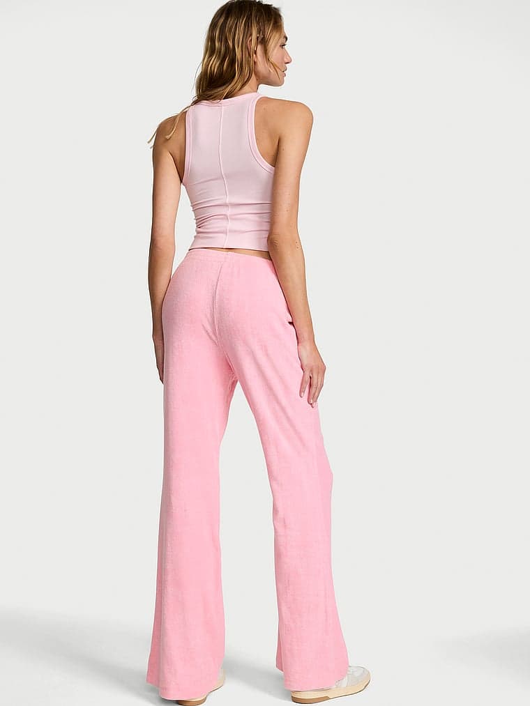 Женские домашние брюки Victoria's Secret Micro Terry Flare — фото 2
