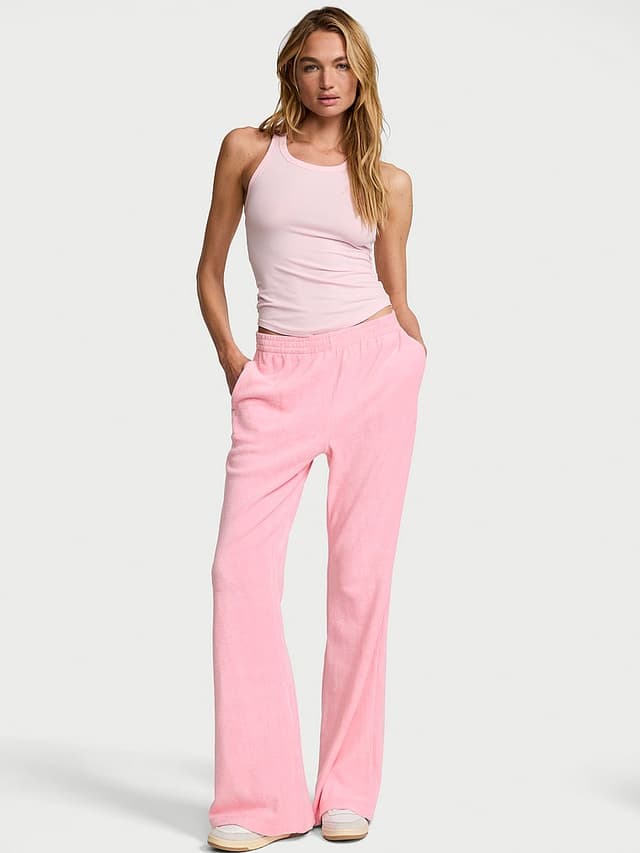 Женские домашние брюки Victoria's Secret Micro Terry Flare
