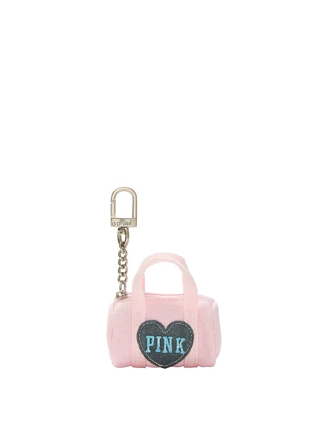Женские брелоки PINK Mini Duffle Keychain Charm