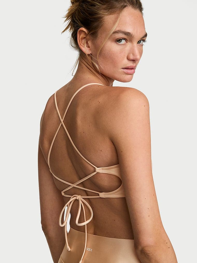 Спортивное бра VSX GlossyTech™, на завязках — Victoria's Secret — фото 2