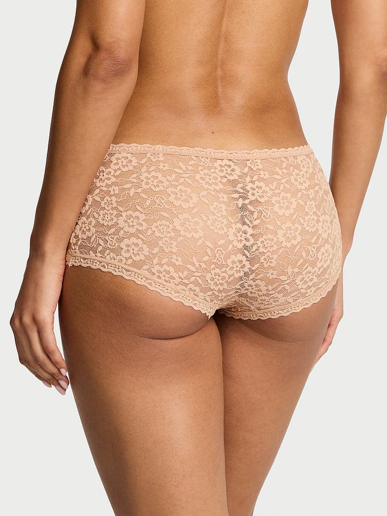 Трусы-шортики, низкая посадка, кружево — Victoria's Secret — фото 2