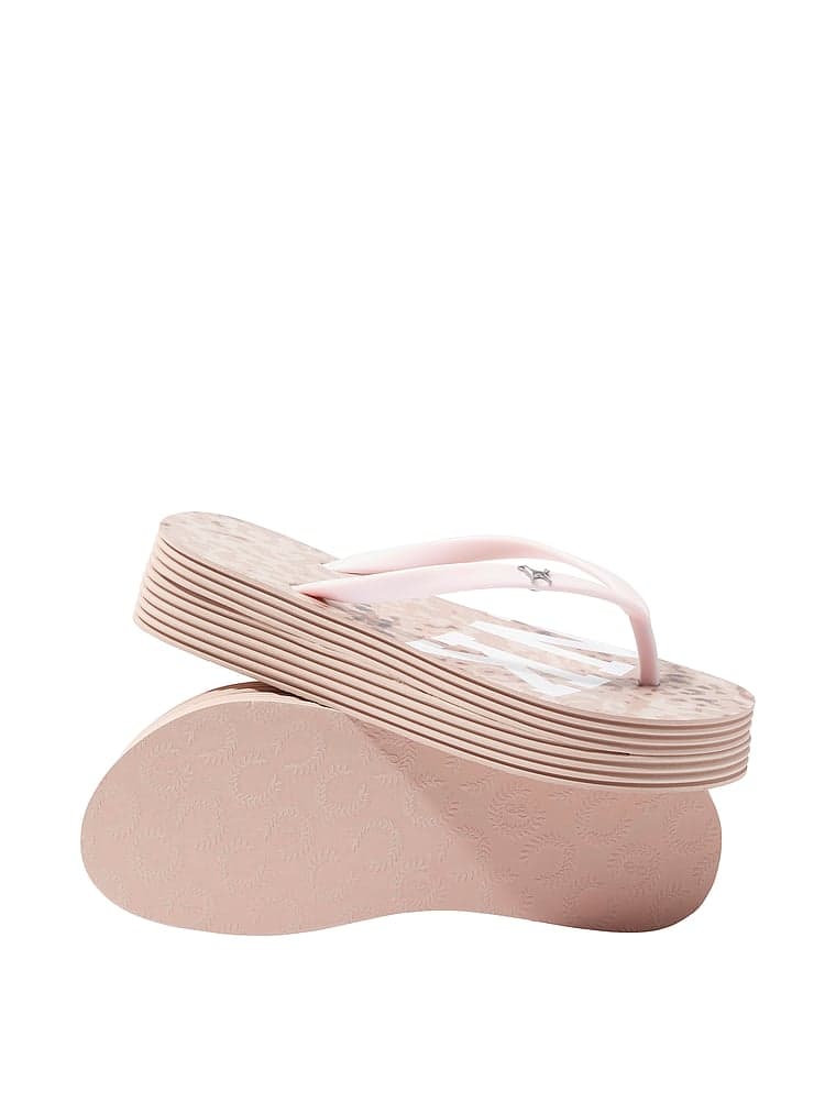 Женские сандалии PINK Platform Flip Flops — фото 2
