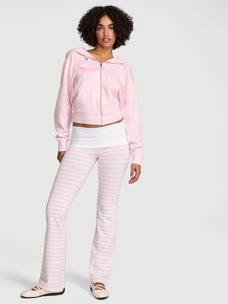 Женские брюки PINK Mercer Cotton Foldover Flare Pant — фото 2