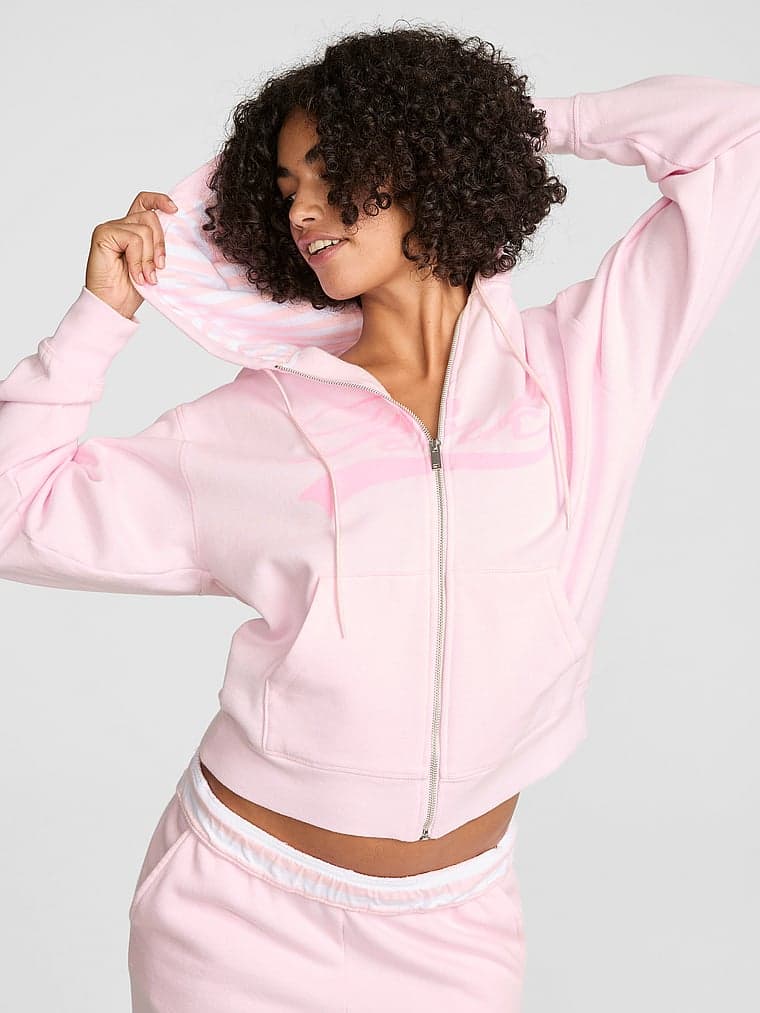 Женские худи PINK Berry Full Zip Hooded Sweatshirt — фото 2