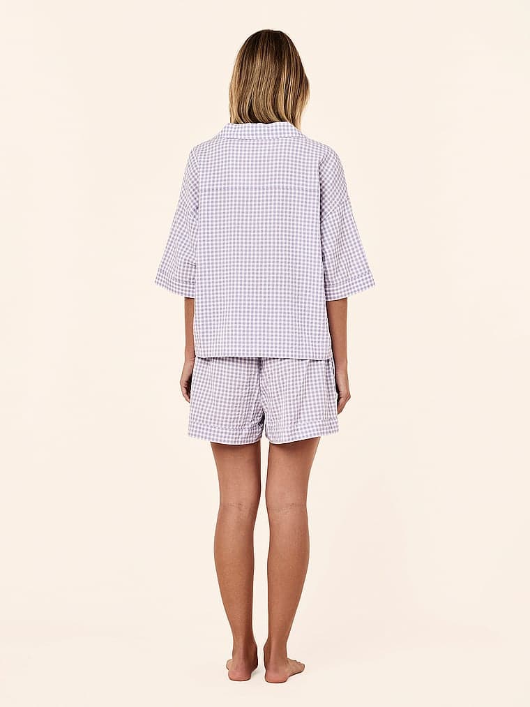 Пижама Seersucker Gingham, боксеры — Victoria's Secret — фото 2