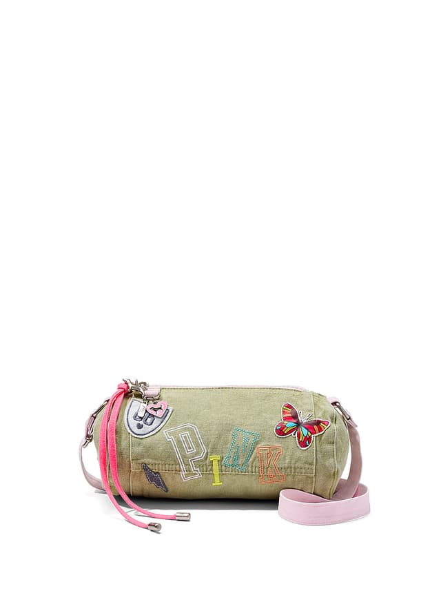 Женские сумки PINK Canvas Rolled Duffle Shoulder