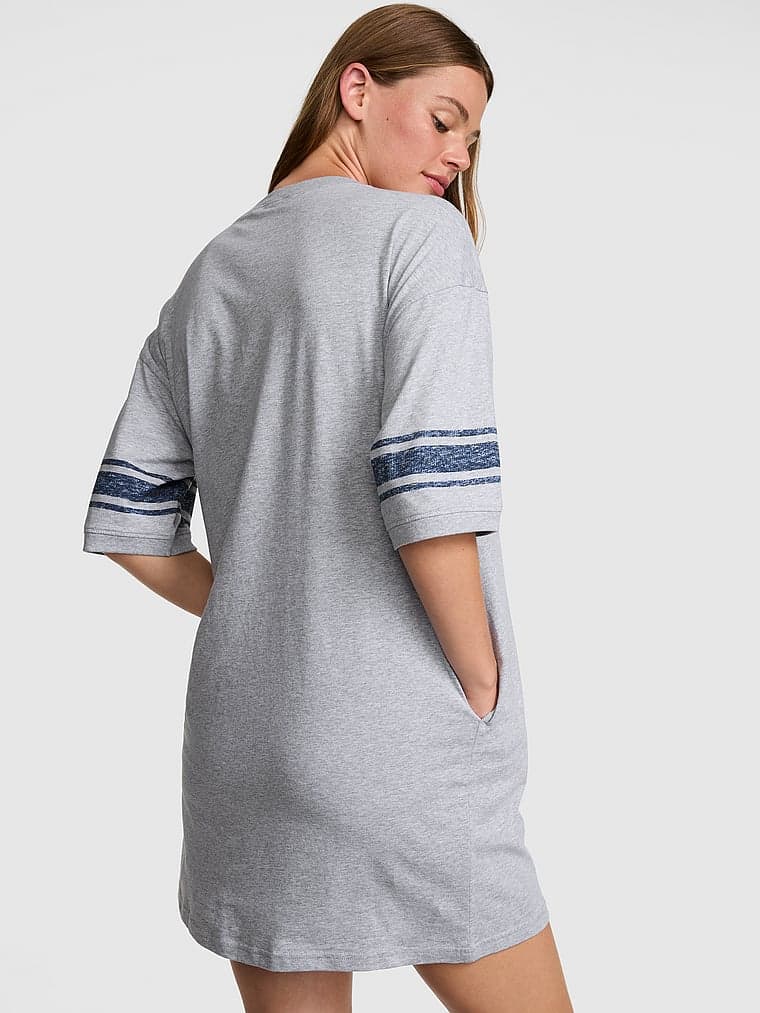 Женские платья PINK Campus Cotton™ T-Shirt Dress — фото 2