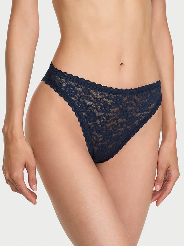 Трусы-брифы Keyhole, высокая линия бедра, кружево — Victoria's Secret