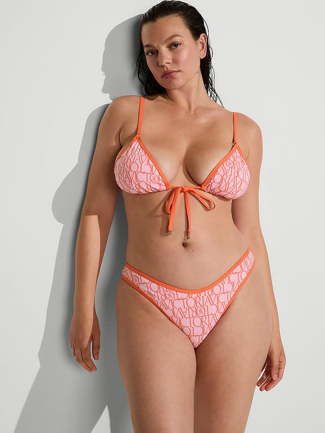 Верх бикини Tie-Front, треугольные чашки — Victoria's Secret