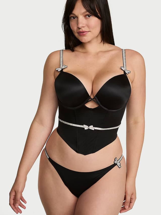 Корсет Shine Bow, пуш-ап — Victoria's Secret