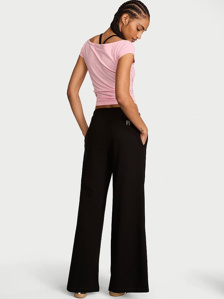 Victoria's Secret Off-Duty Terry Extra-Wide-Leg Sweatpant — фото 2