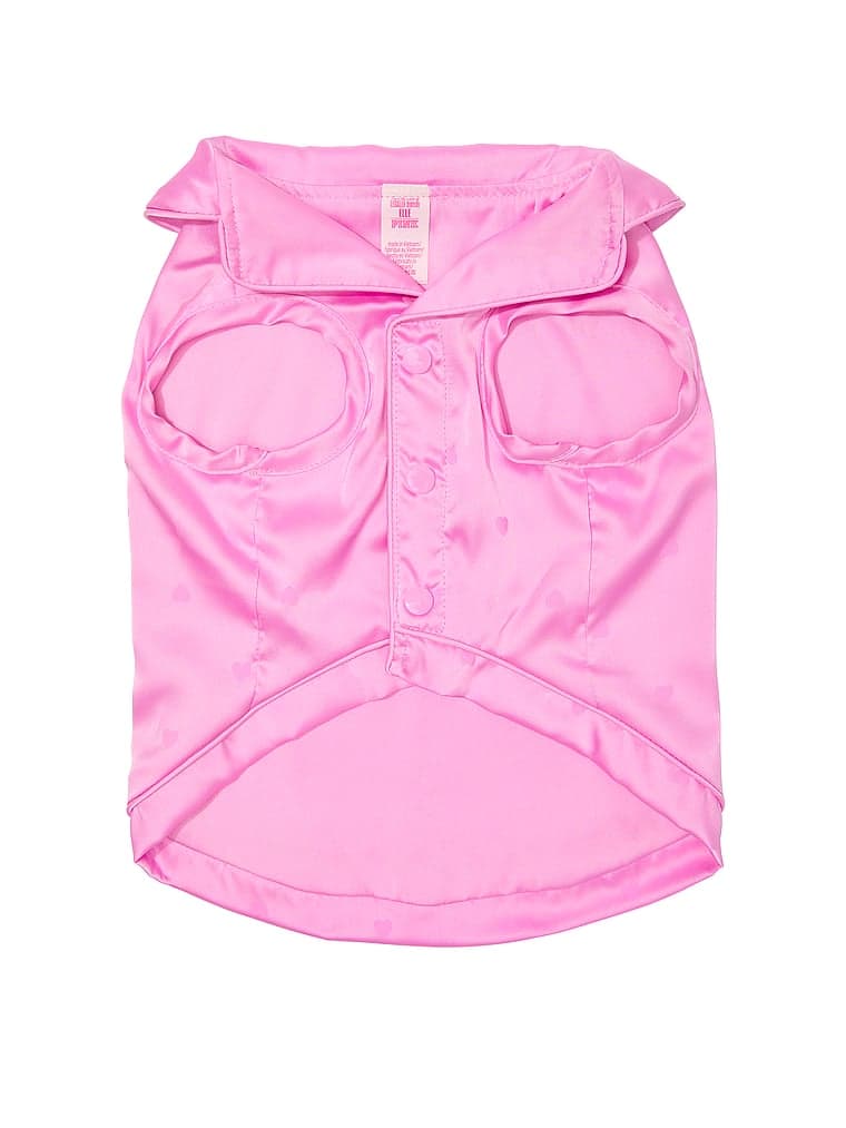 Пижама Elle Pet, атлас — PINK — фото 2
