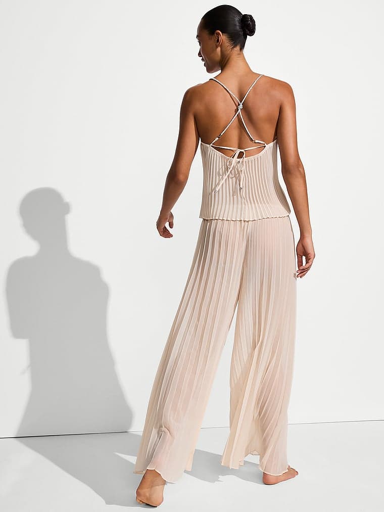 Женские брюки Victoria's Secret Beachwear Pleated Chiffon Pants — фото 2