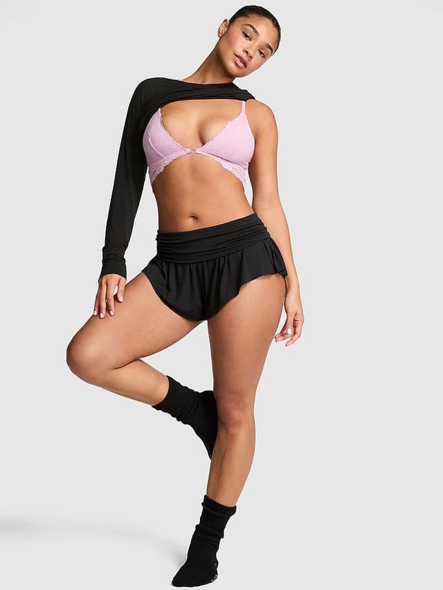 Женские шорты PINK 24/7 Lounge Modal Flutter Micro Shorts