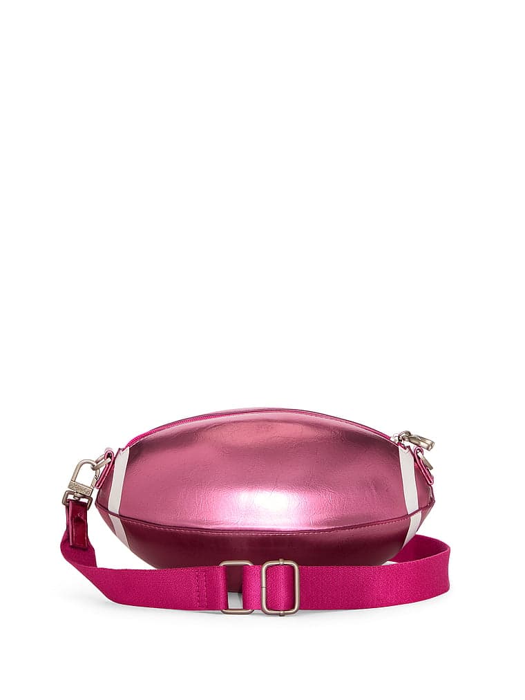 Женские сумки PINK Metallic Football Crossbody — фото 2