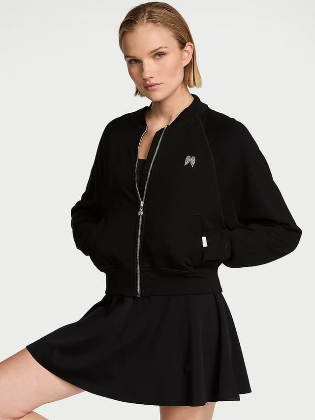 Женские куртки Victoria's Secret Off-Duty Terry Bomber Jacket