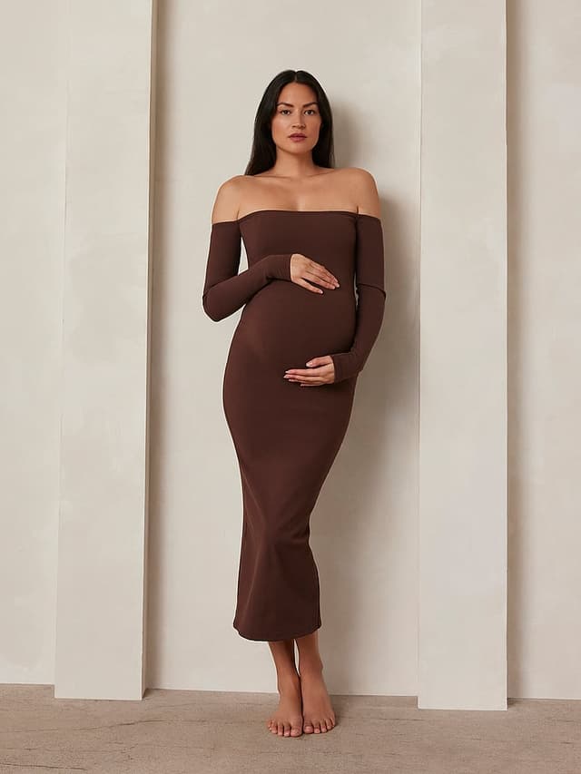 Женские платья Victoria's Secret Sculpting Rib Off the Shoulder Dress