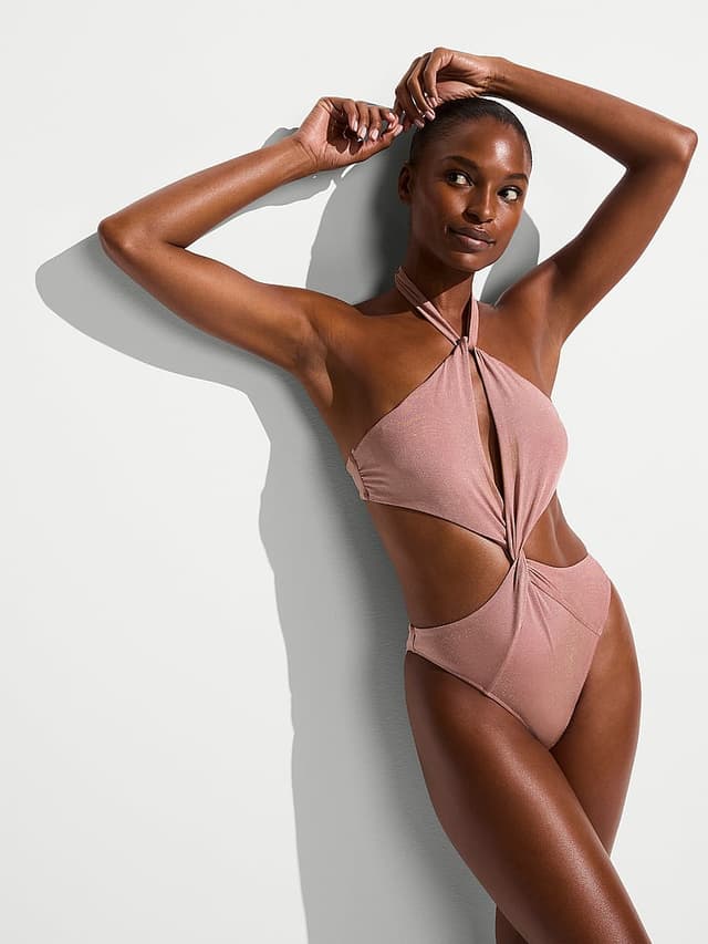 Купальник Shimmer, завязка на шее — Victoria's Secret