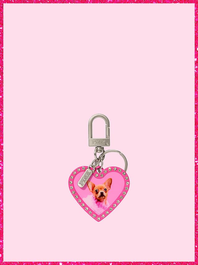 Женские брелоки PINK Elle Micro Dog Keychain Charm