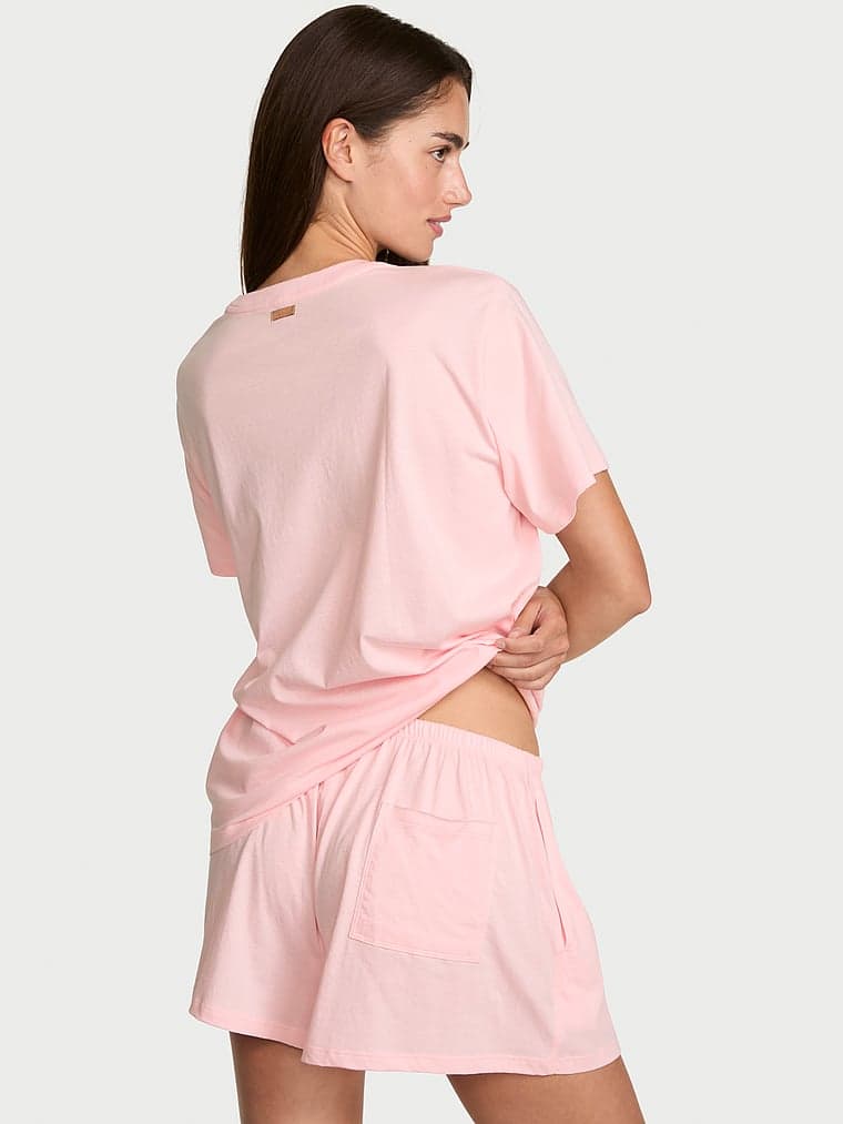 Женские футболки Victoria's Secret Organic Pima Tee Short Set — фото 2
