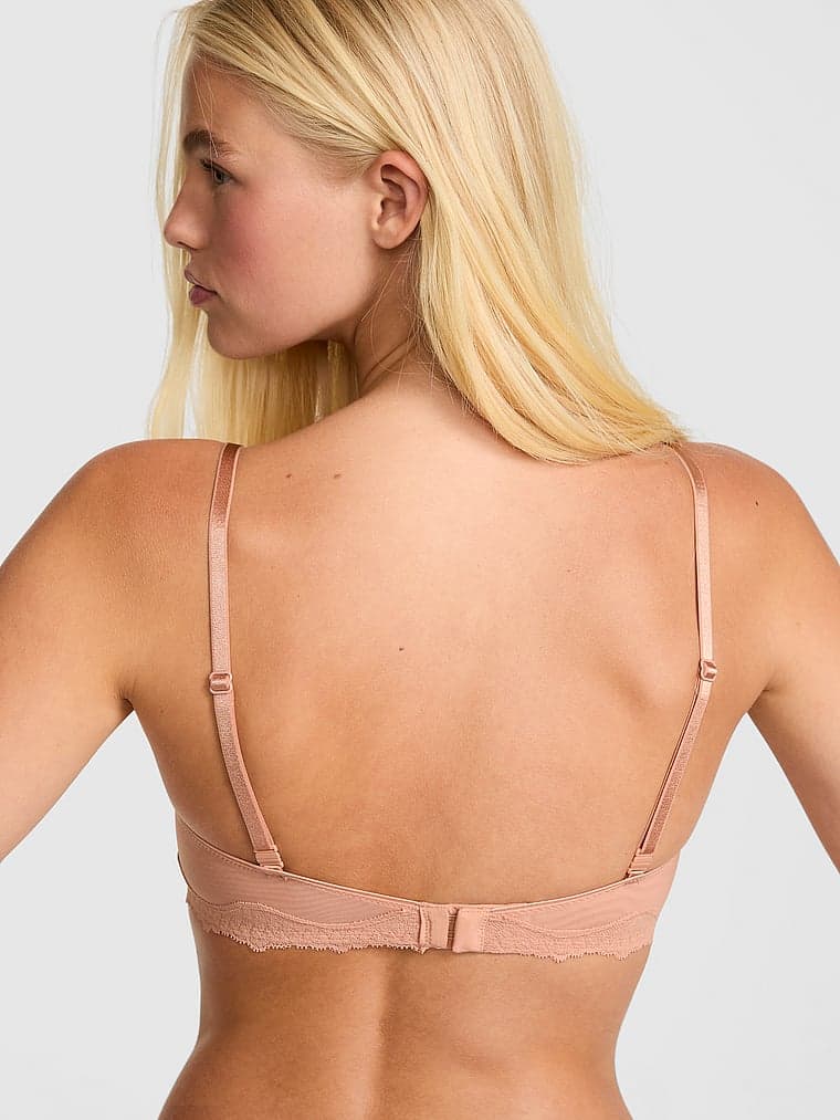 Бра Wink™, лёгкая чашка, глубокий вырез — PINK — фото 2