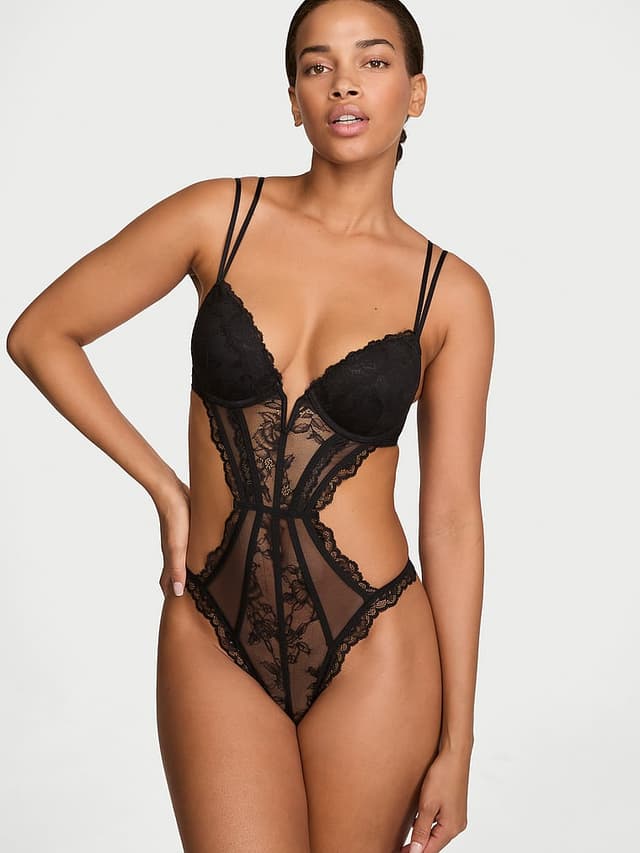 Боди-тедди, пуш-ап, кружево — Victoria's Secret