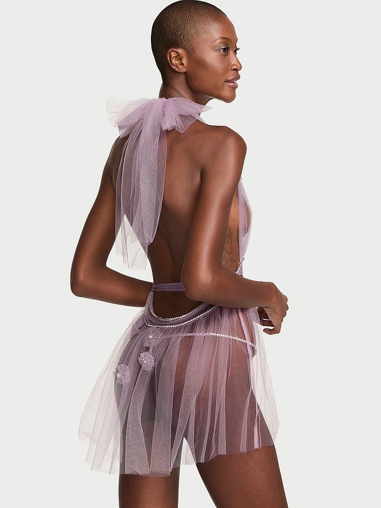 Женские платья Victoria's Secret Atelier Victoria's Secret Ethereal Embellished Tulle Mini Dress — фото 2