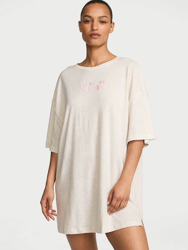 Пижамный топ, оверсайз, хлопок — Victoria's Secret