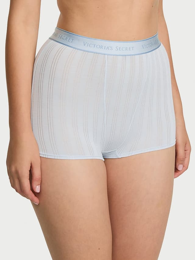 Трусы-шортики, высокая посадка, хлопок — Victoria's Secret