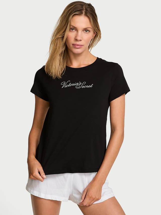 Женские футболки Victoria's Secret Mix & Match Sleep Perfect Cotton Tee