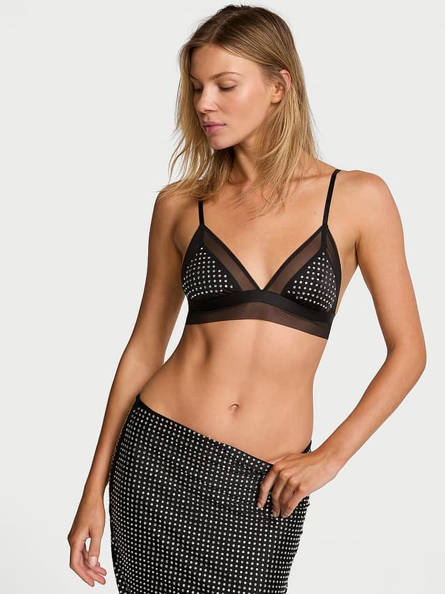 Бралетт Shine, треугольные чашки — Victoria's Secret