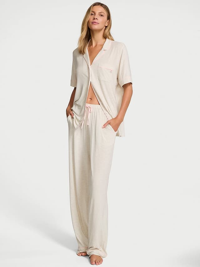 Пижамный комплект SoSoft™, короткий рукав, модал — Victoria's Secret