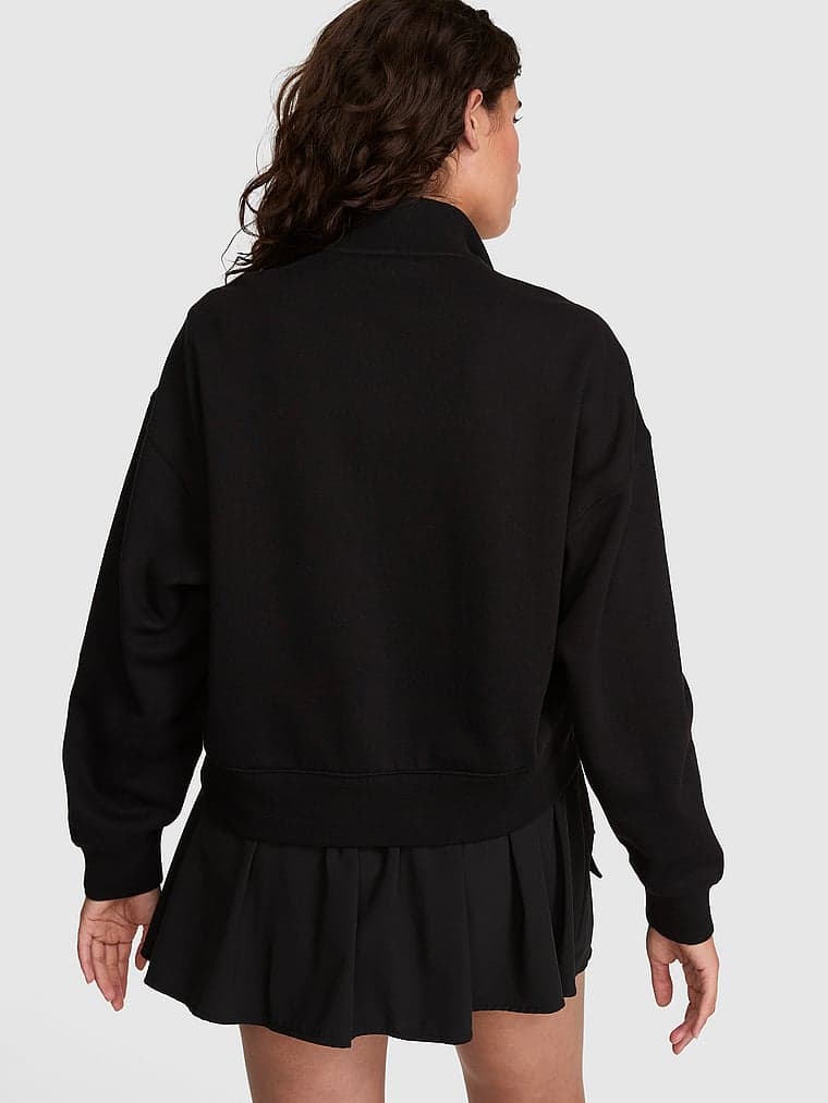Женские худи PINK Campus Fleece™ Snap-Up Sweatshirt — фото 2