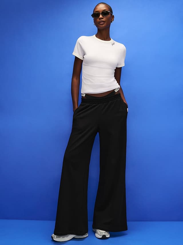 Victoria's Secret Off-Duty Terry Extra-Wide-Leg Sweatpant