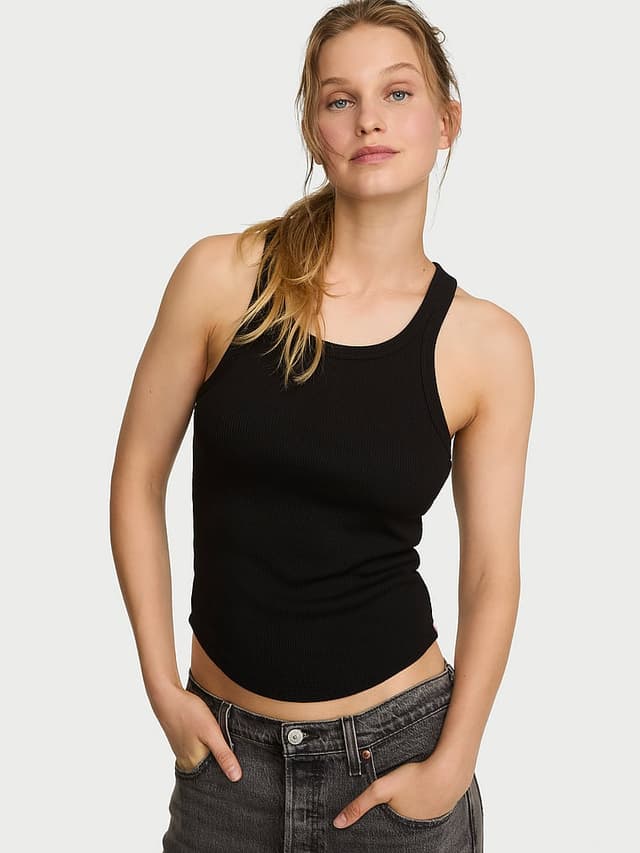 Victoria's Secret VS Iconic Rib Racerback Tank