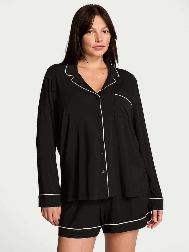 Пижамный комплект SoSoft™, длинный рукав, модал — Victoria's Secret