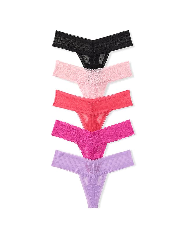 Трусы-стринги Lacie, 5 шт. — Victoria's Secret