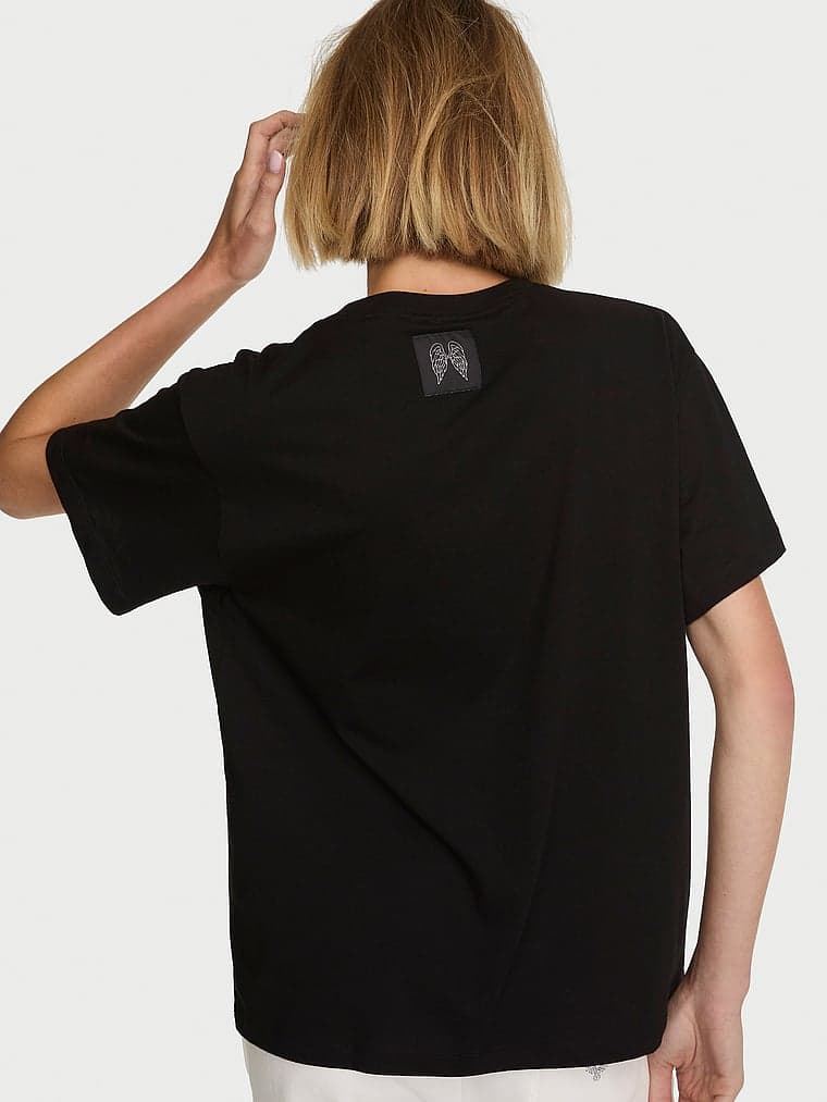 Женские футболки Victoria's Secret 100% Cotton Boyfriend Oversized Tee — фото 2