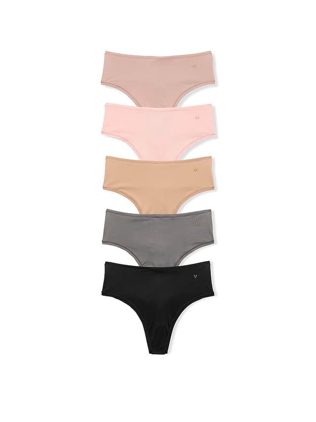Victoria's Secret 5-Pack Love Cloud Mid-Rise Thong Panties