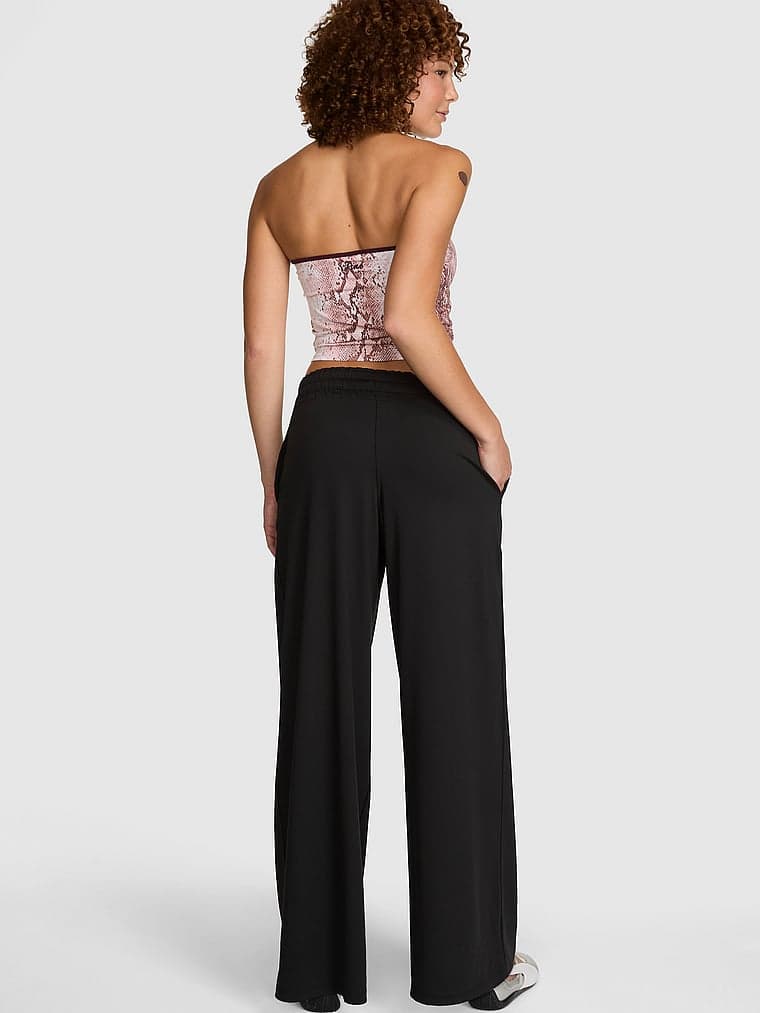 Женские брюки PINK Relay™ Smocked-Band Straight-Leg Pants — фото 2