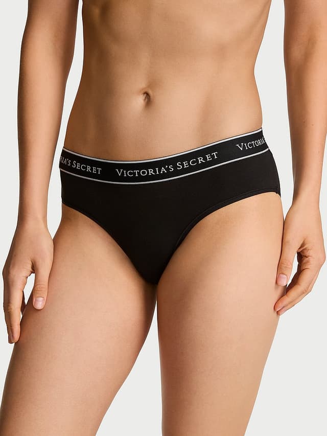 Трусы-хипхаггер, с логотипом, хлопок — Victoria's Secret