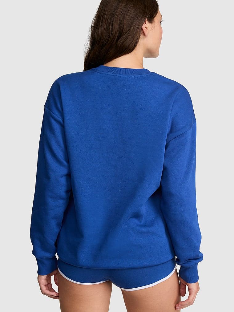 Женские худи PINK Campus Fleece™ Bling Crew Sweatshirt — фото 2