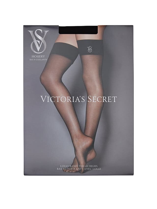 Чулки Crystal, с логотипом — Victoria's Secret