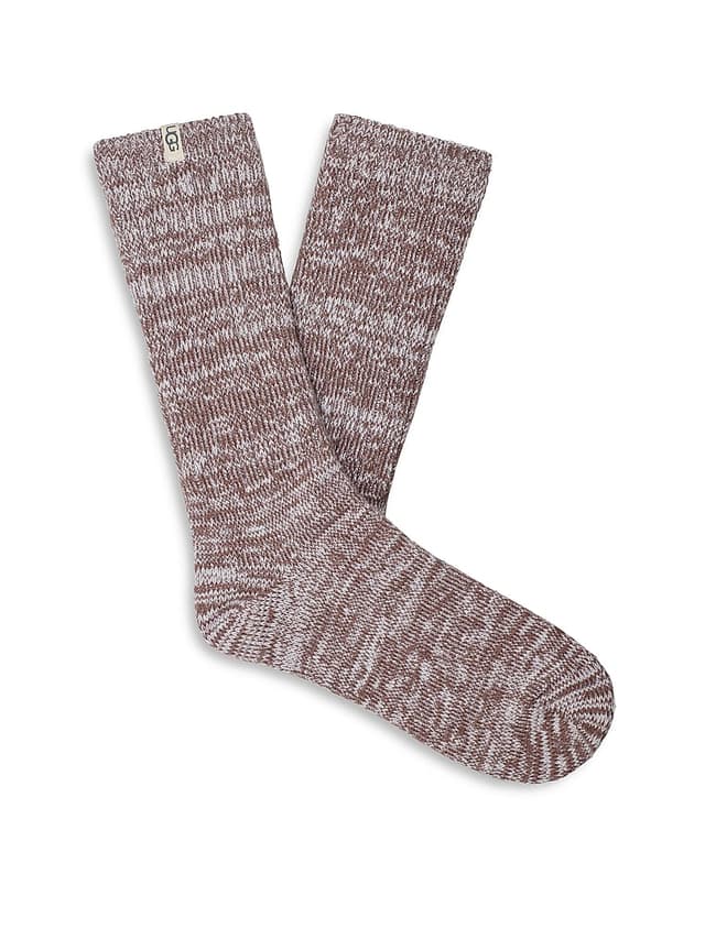 Носки Slouchy, средней высоты, в рубчик — PINK