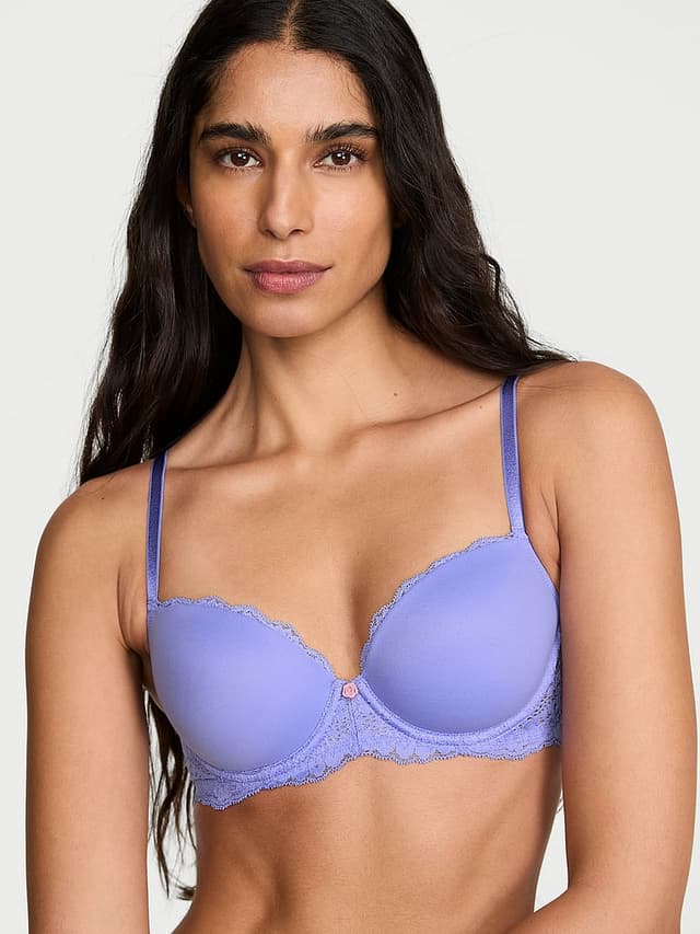 Бра деми Smooth, лёгкая чашка, кружево — Victoria's Secret
