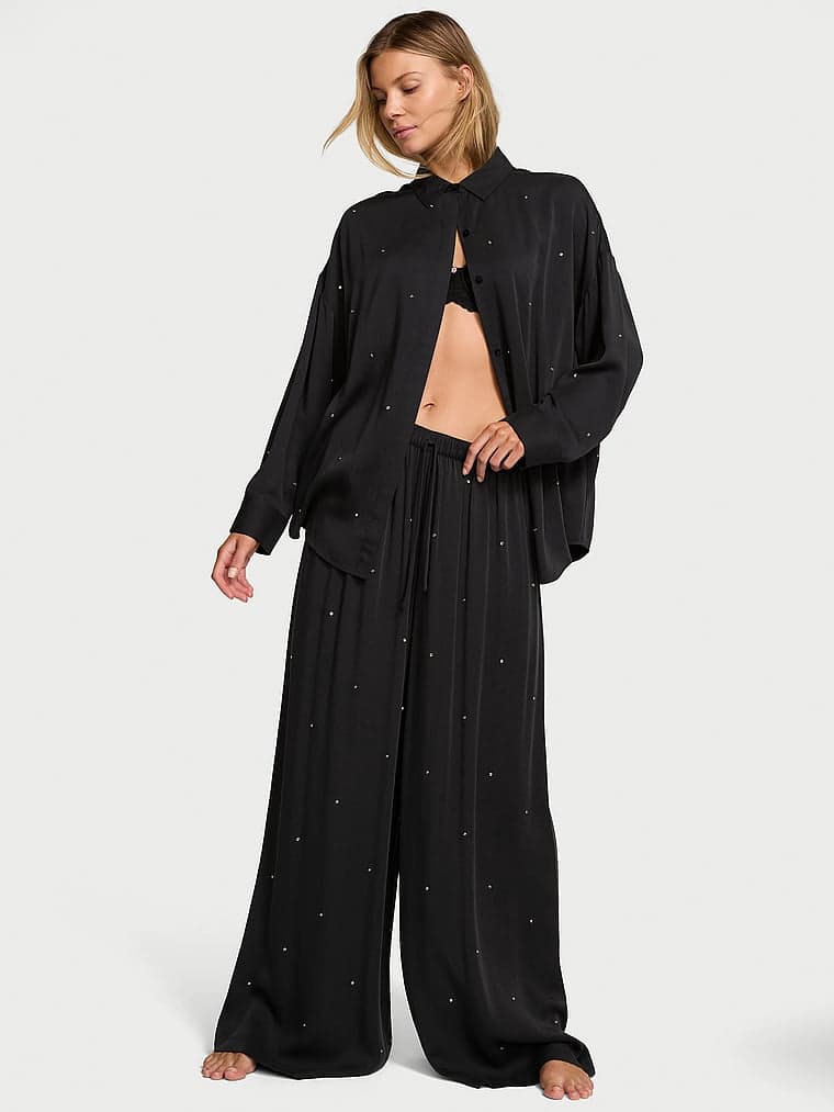 Женские брюки Victoria's Secret Chiffon Pleated Pant